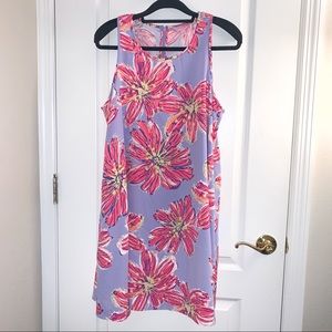 EUC Lilly Pulitzer MOLLY HAYNES Dahlia Trapeze Dress Large